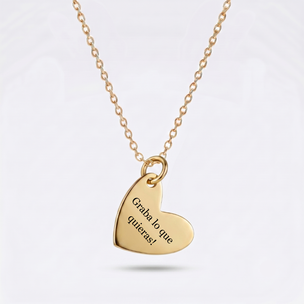 Collar Corazón Personalizado