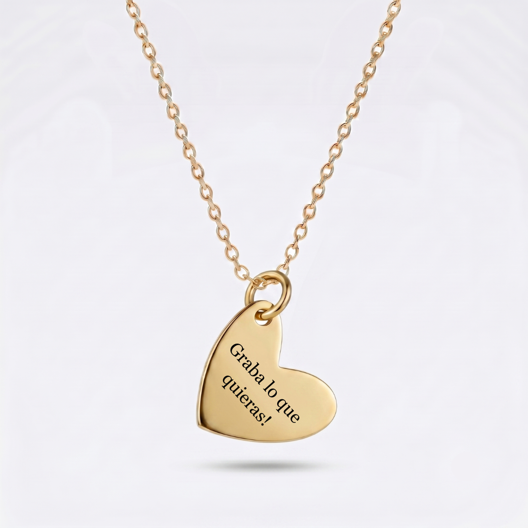 Collar Corazón Personalizado
