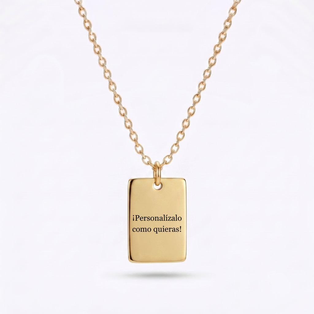 Collar Rectangular Personalizado