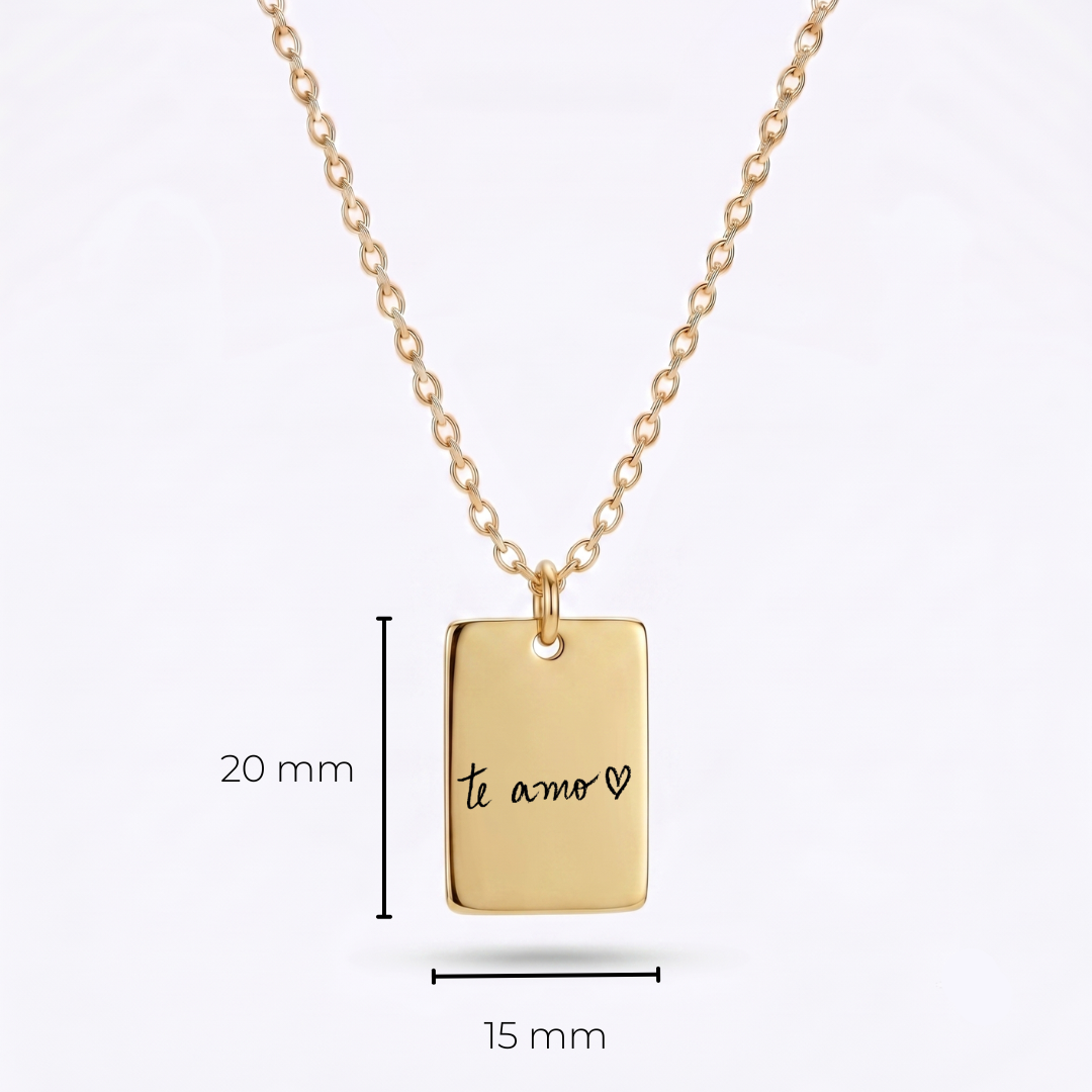 Collar Rectangular Personalizado