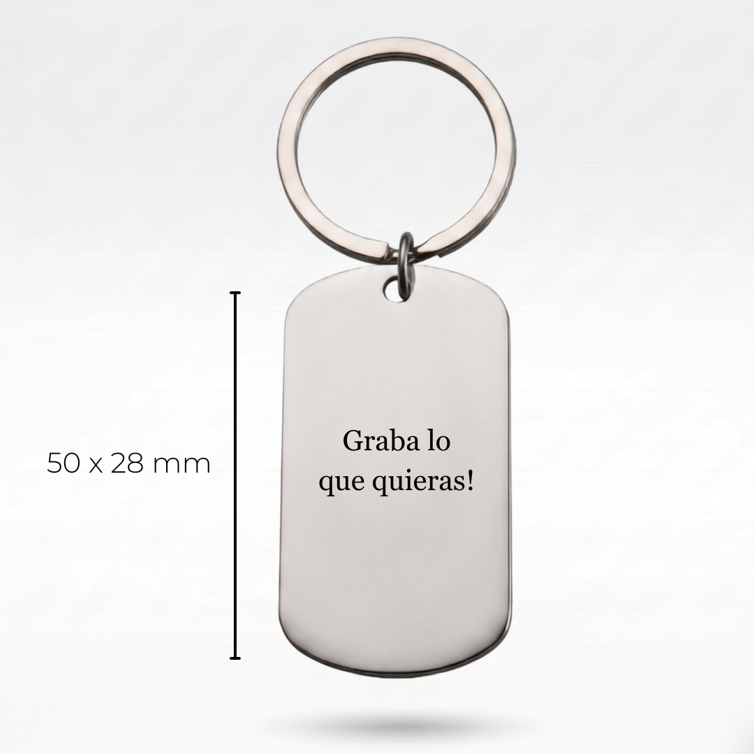 Llavero Placa Militar Personalizado