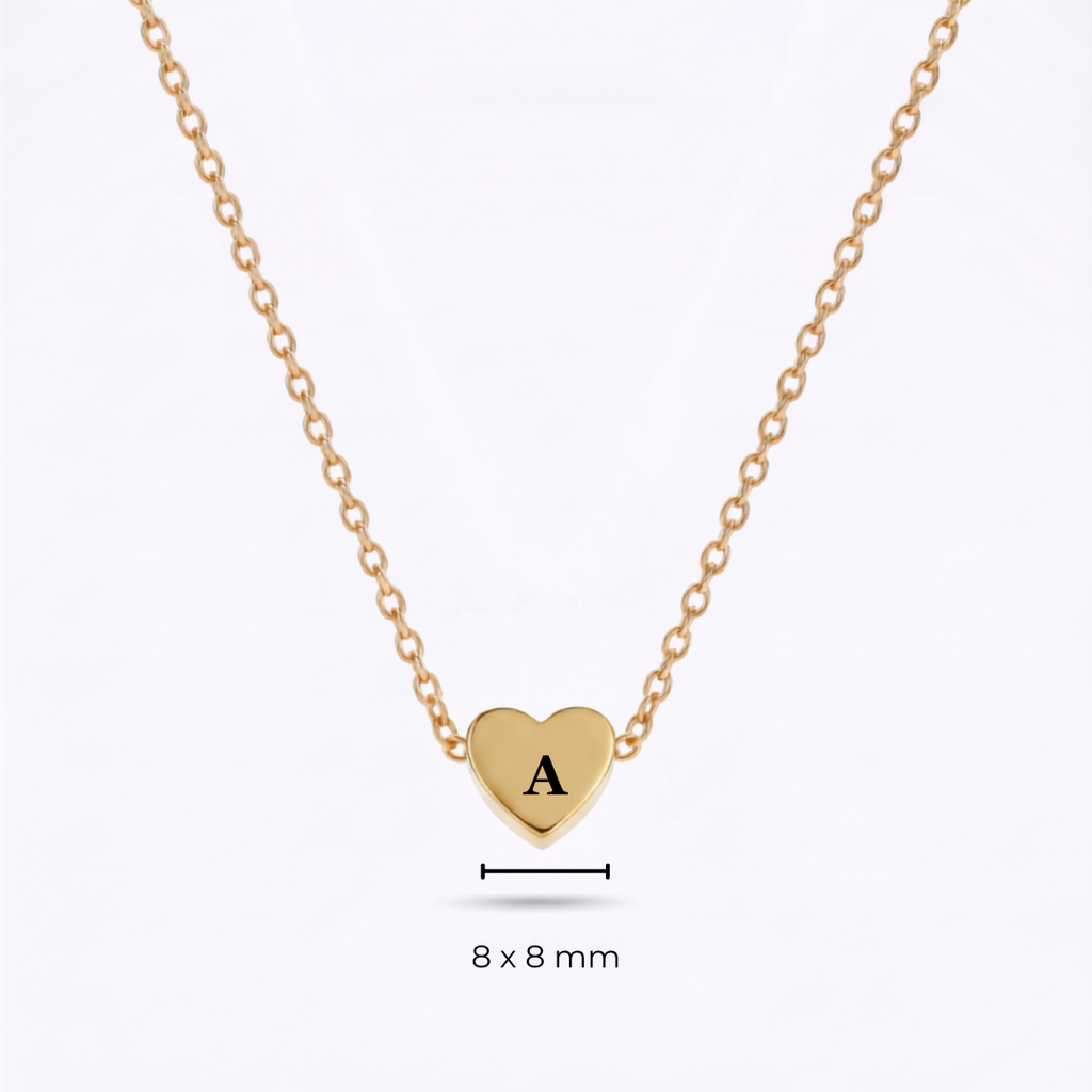 Collar Inicial Corazón
