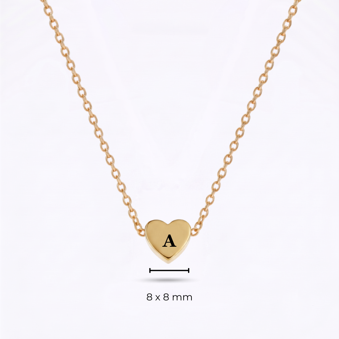 Collar Inicial Corazón